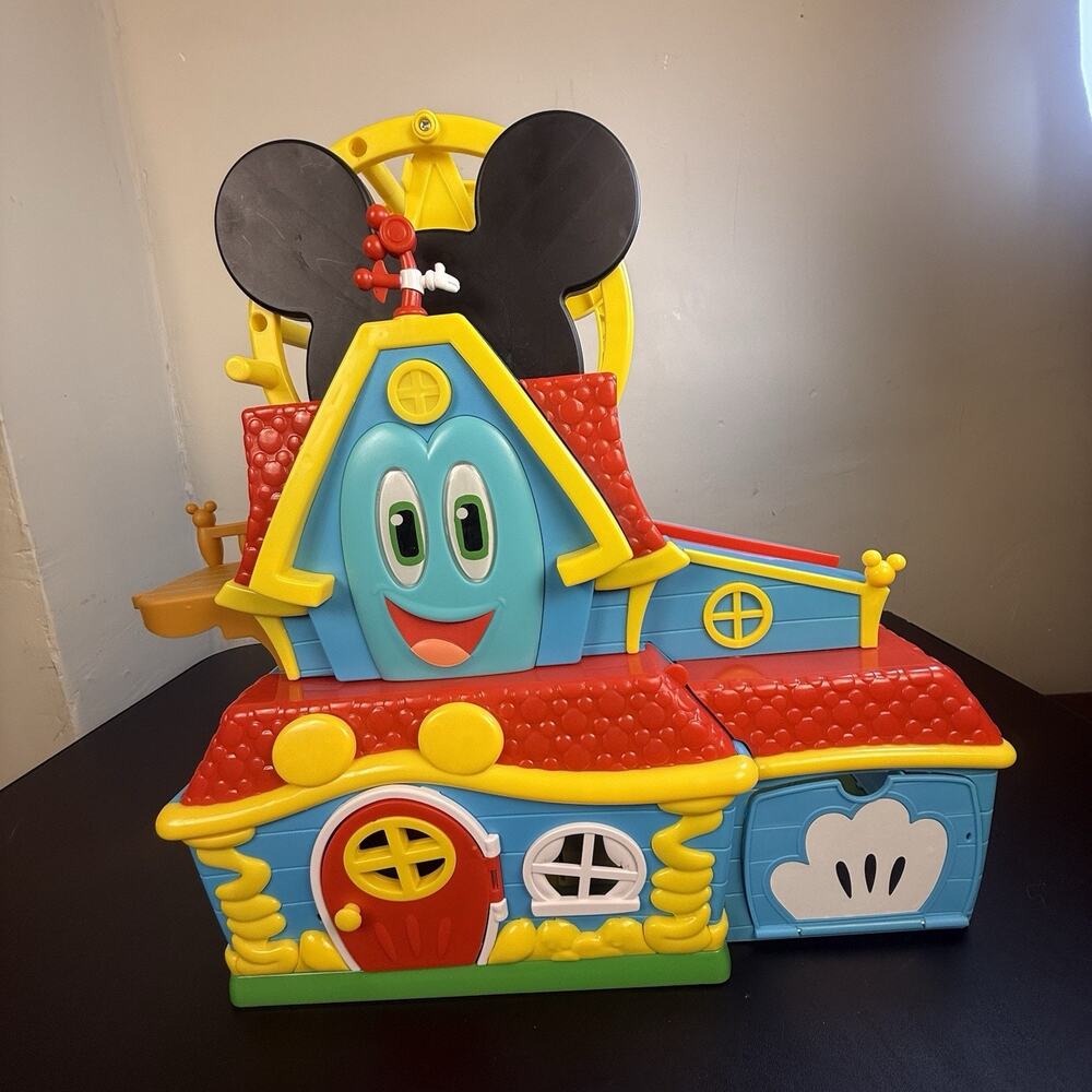 Mickey Mouse Clubhouse Funny The Funhouse Playset Lights Sounds WORKS